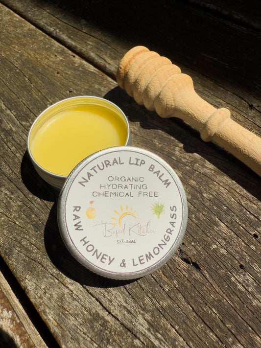 Natural Lip Balm - Honey and Lemongrass